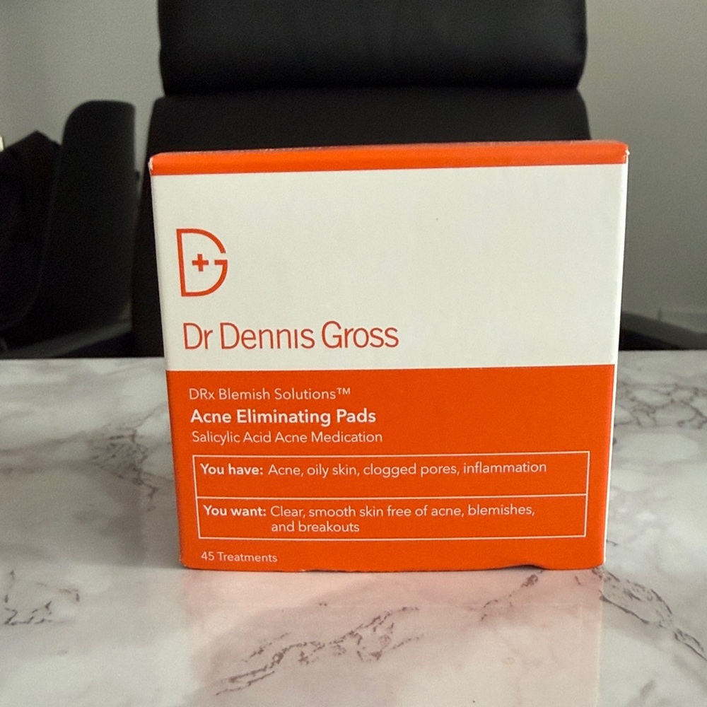 Dr Dennis Gross Acne Eliminating Pads - Orange/White